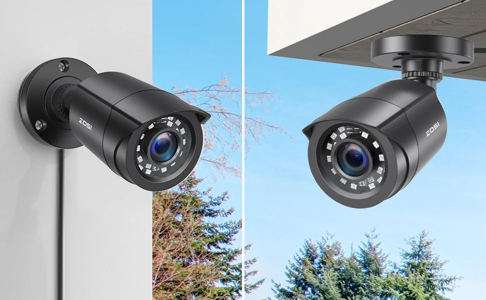 ZOSI 8CH 1080P Wired CCTV Security Camera System with HDD