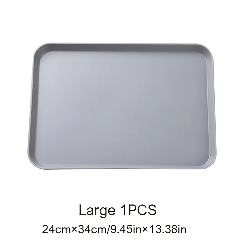Rectangular Plastic Serving Tray, Small or Large