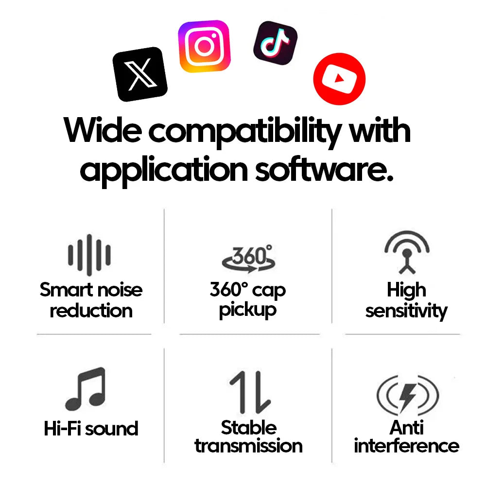 Desktop Condenser Microphone for PC, USB or 3.5mm