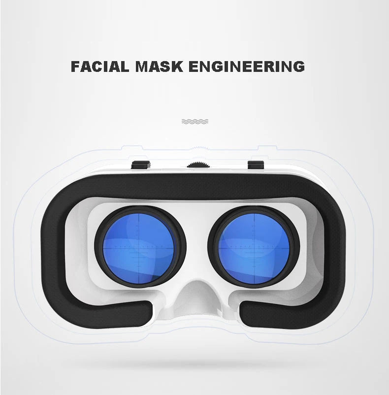 VR brýle 3D virtuální realita, headset, helma, čočky, brýle, chytré pro smartphony, mobilní hry, sada Viar Viewer