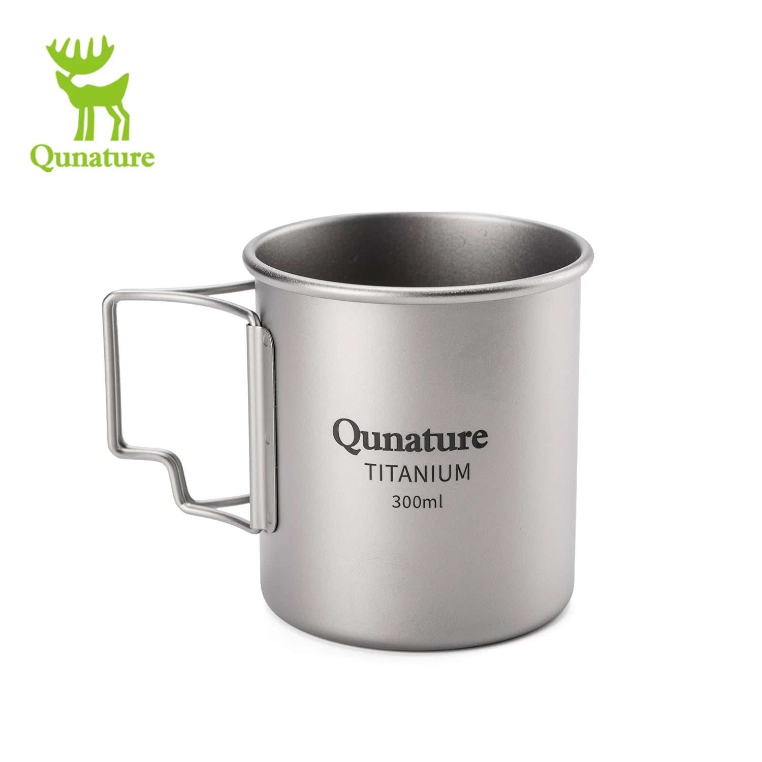 Titanium Camping Mug 300ml Ultralight Cup with Handle