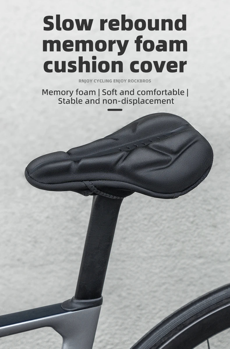 Coprisella per Bicicletta in Memory Foam Traspirante con Cuscino Antiscivolo