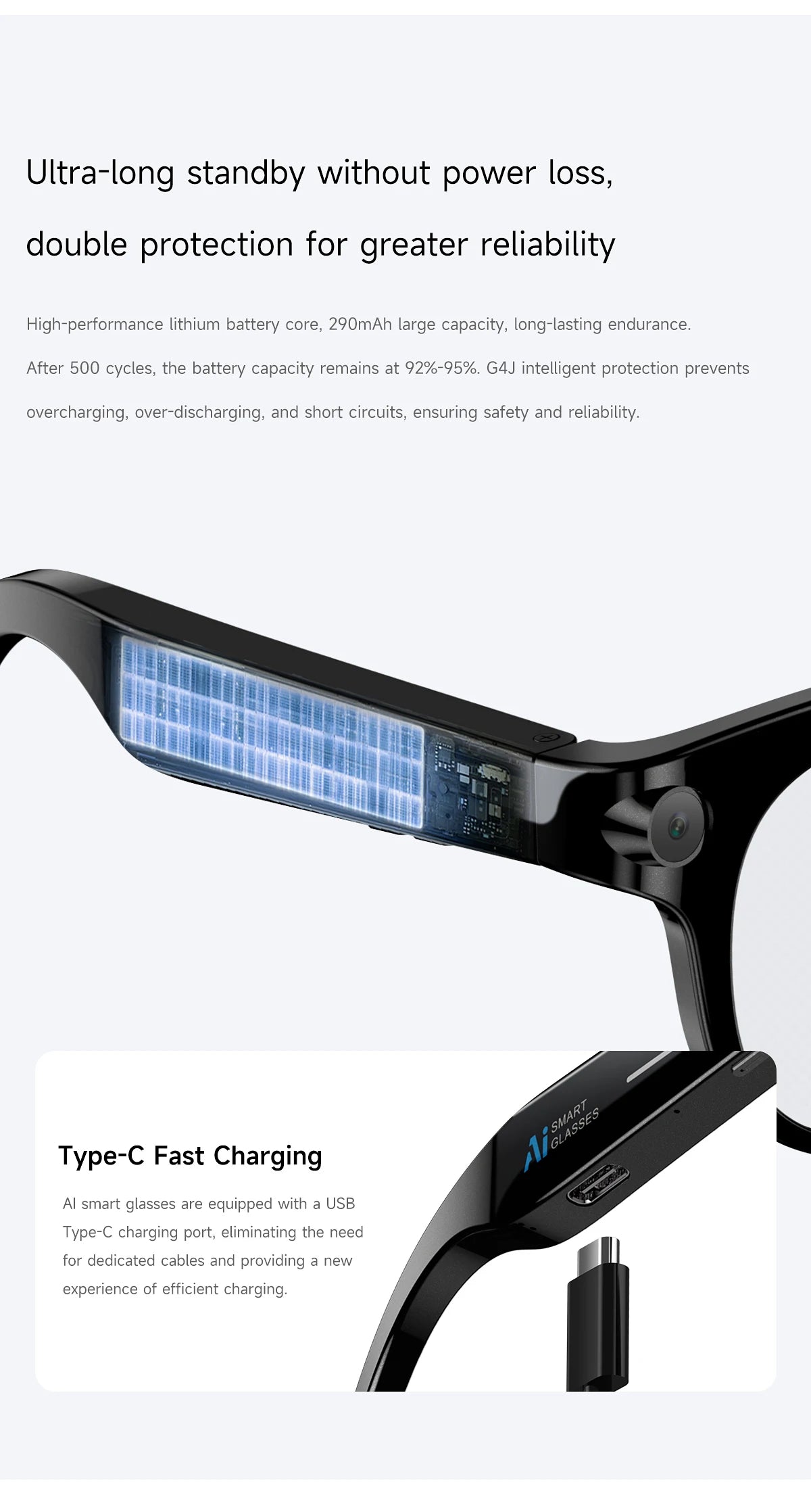 AI Smart Glasses Camera Video Recording AI Photo Recognition Bluetooth Call Smartglasses Translation Voice Sunglasses Men Women