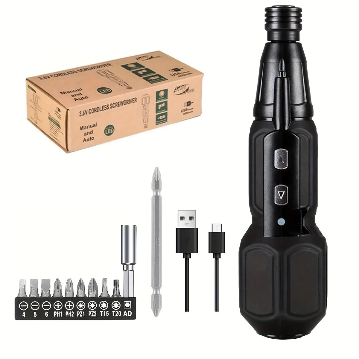 Rechargeable Cordless Screwdriver - Colour Options