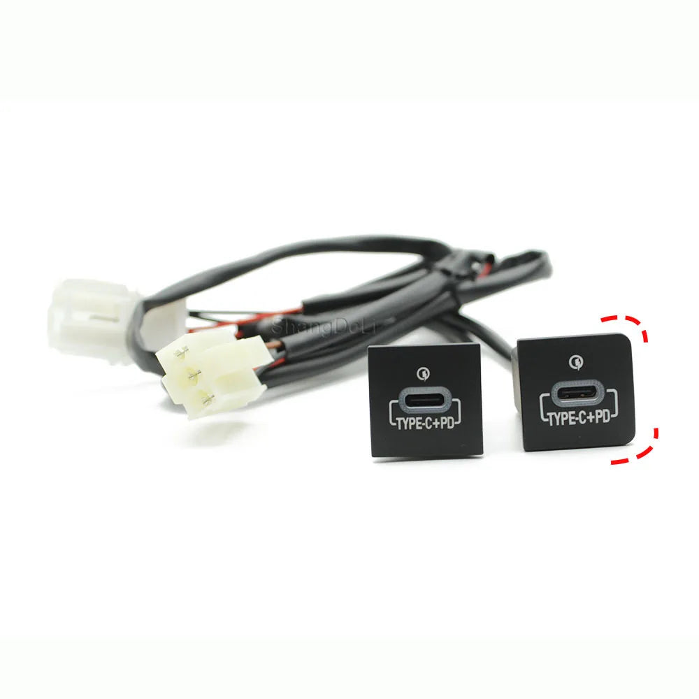 Car USB Charger PD Quick Charge Adapter for Select 2006-2012 Vehicles