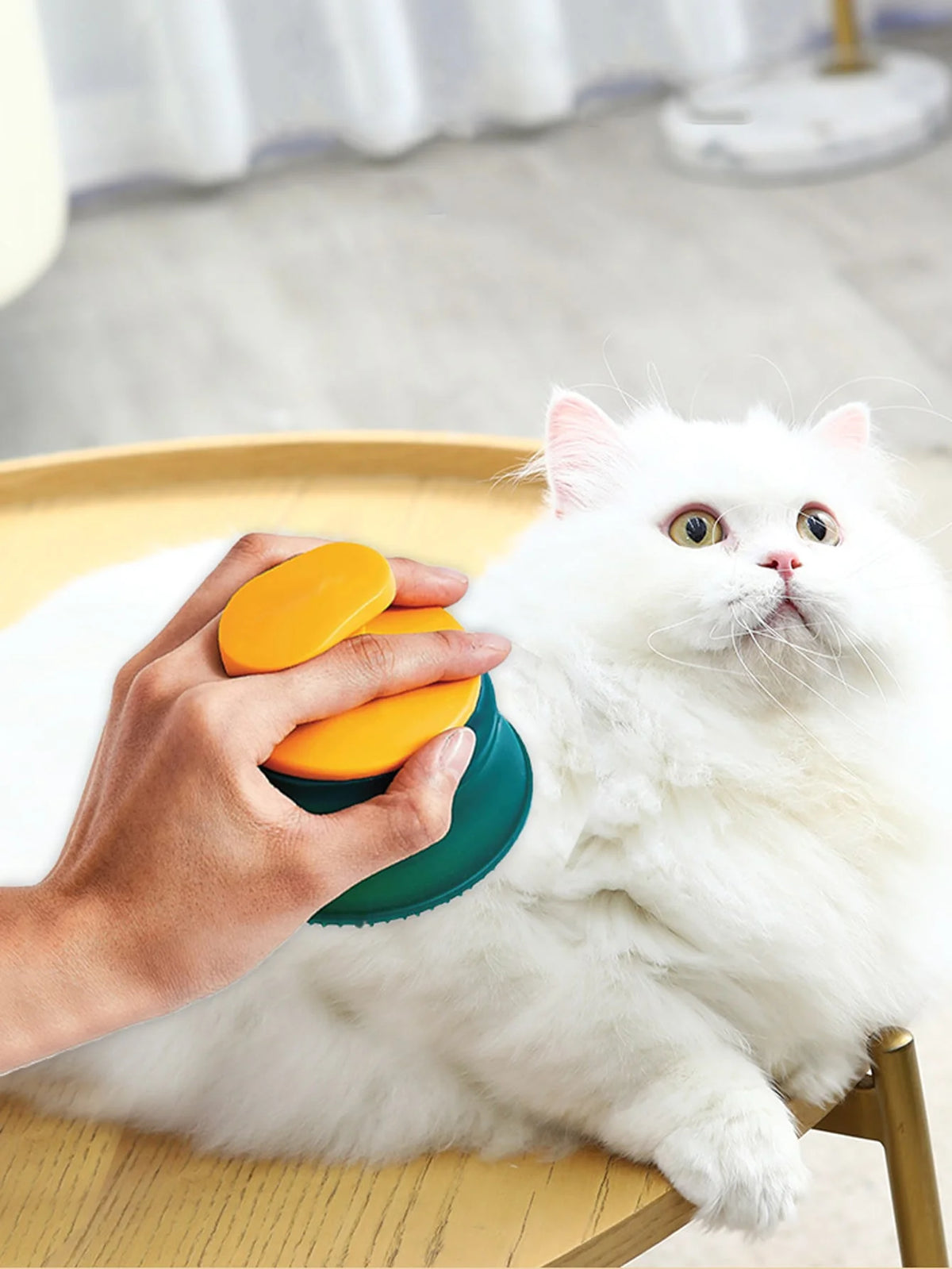 Pet Bathing and Grooming Brush, Pictured Colour