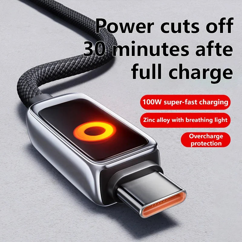 Braided USB-C Charging and Data Cable, 1m or 2m