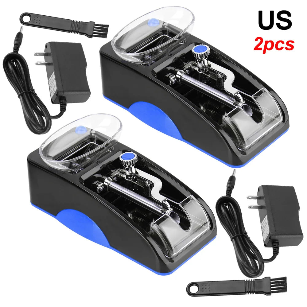 110V/230V Electric Automatic Cigarette Rolling Machine Cigar Roller Smoking Tool EU US Plug Injector Maker DIY Accessories 