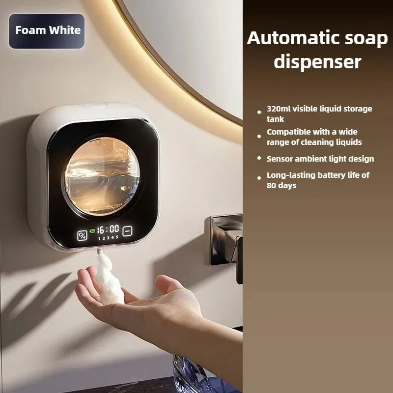 320ml Rechargeable Touch-Free Foam Soap Dispenser