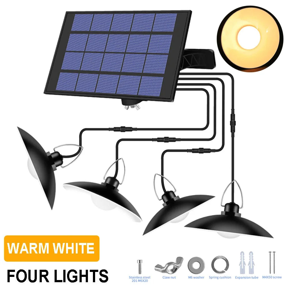 Solar-Gartenleuchten mit Dämmerungsautomatik und 1–4 Leuchtmitteln