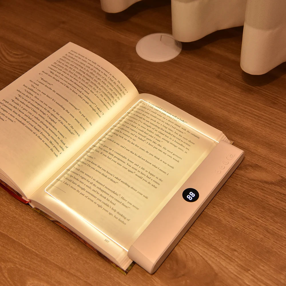 Lampe de lecture rechargeable à LED avec variateur et minuterie