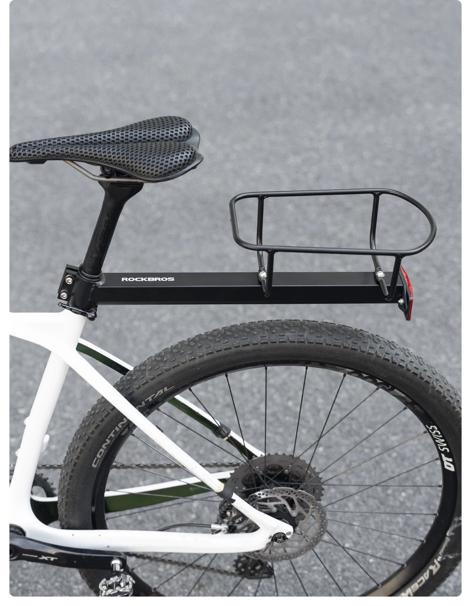 Aluminum Bike Rear Rack Carrier Shelf for Extra Storage on Rides