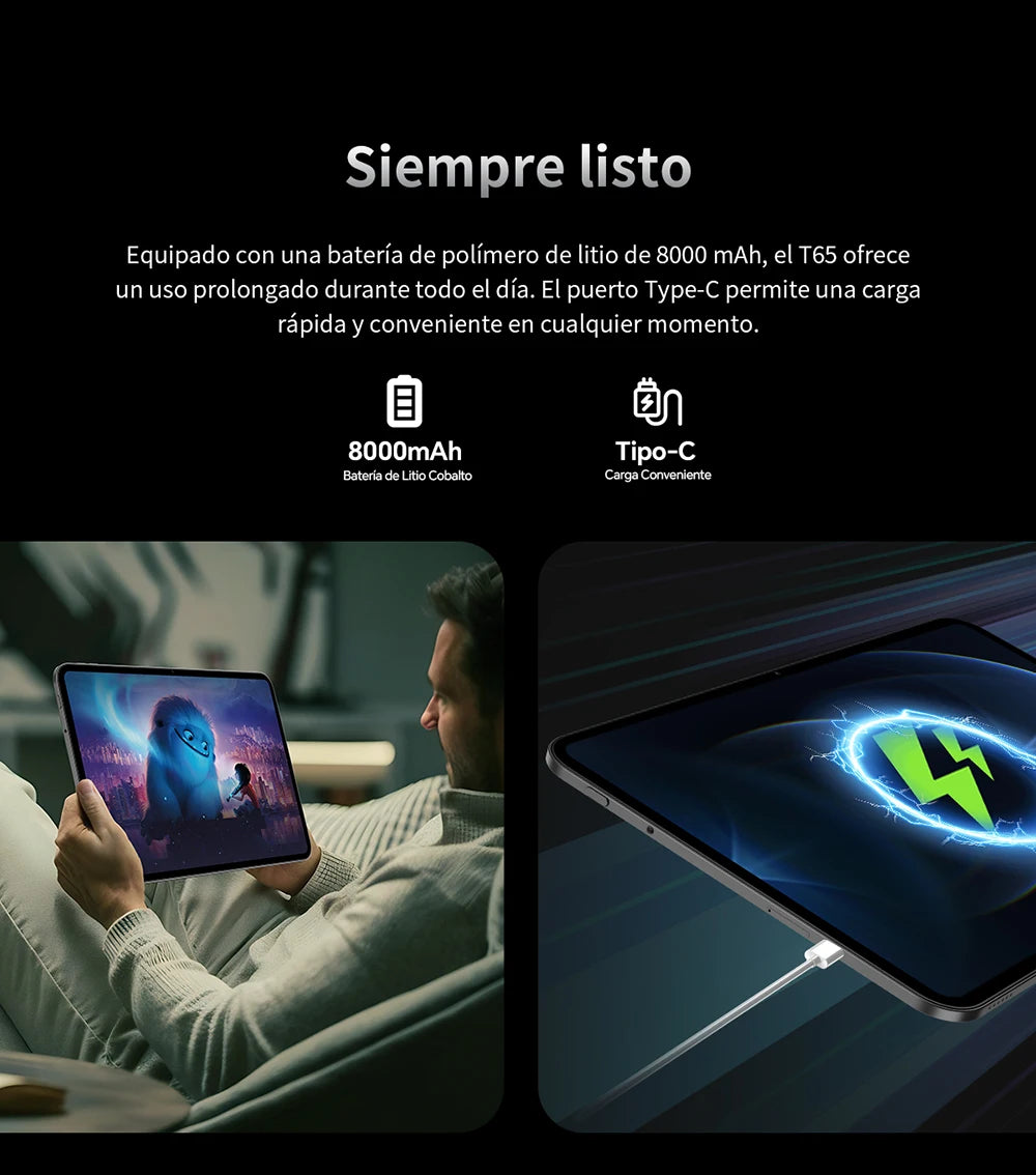 Teclast T65 13.4" Android 16 Tablet con Display 120Hz