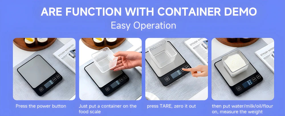 Digital Kitchen Scale - 10 kg Capacity