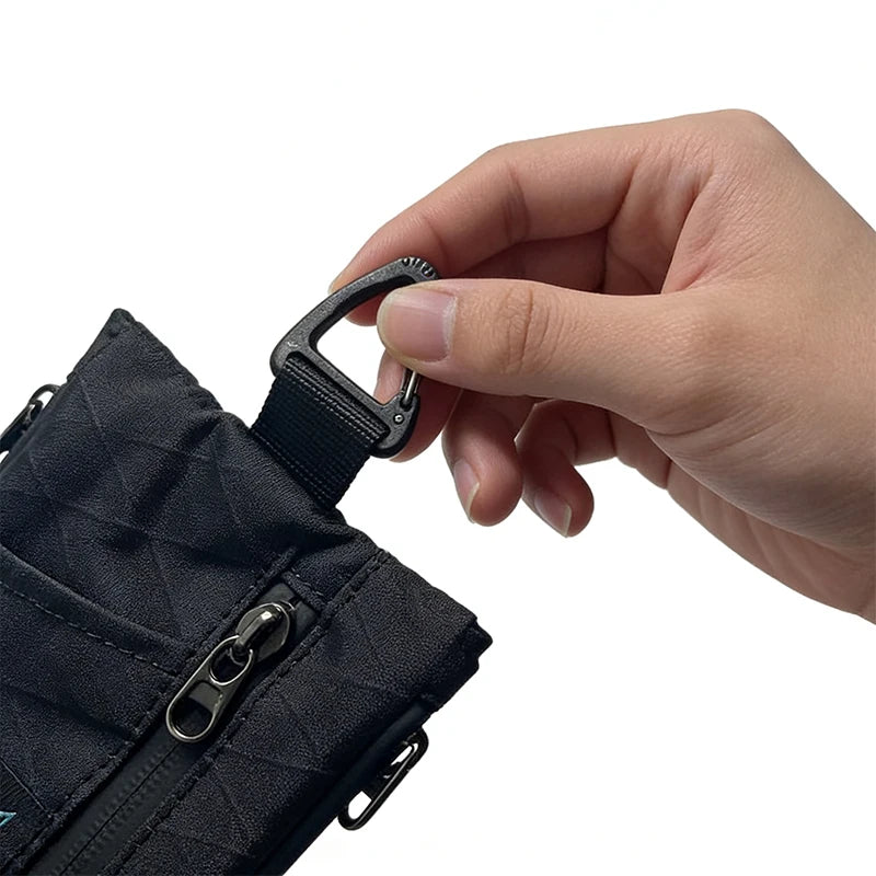 Cartera con bolsillo con cremallera y estuche para llevar a diario
