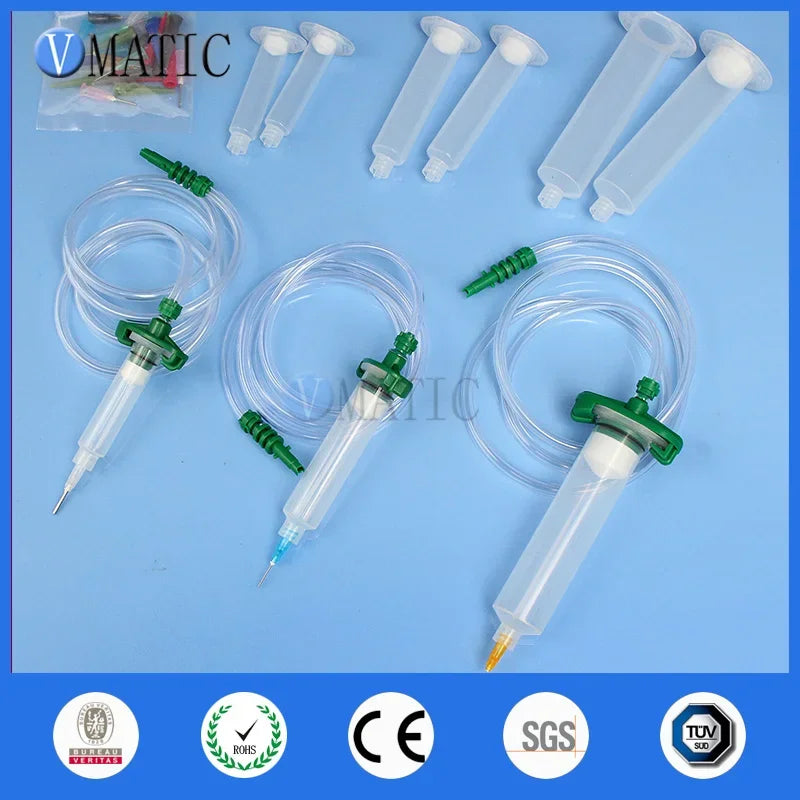 Pneumatic Dispensing Syringe and Adapter Kit