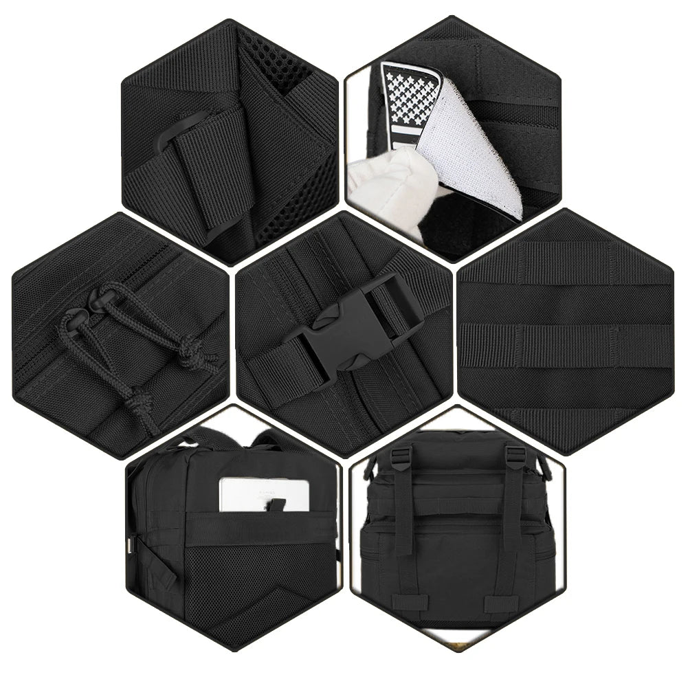 45L Large Capacity Tactical Backpack
