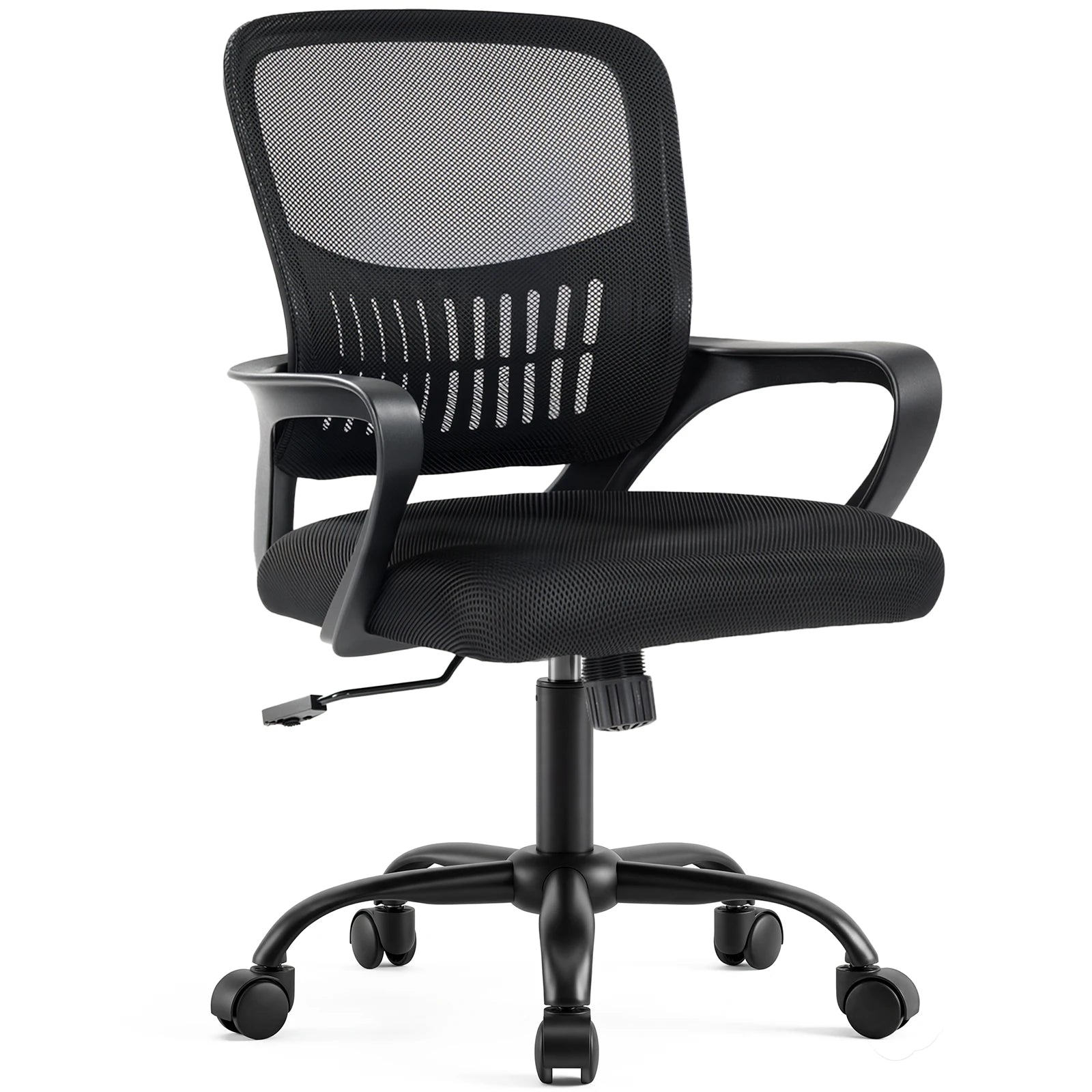 Ergonomická kancelářská židle z prodyšné síťoviny s bederní opěrkou a nastavitelnou výškou
