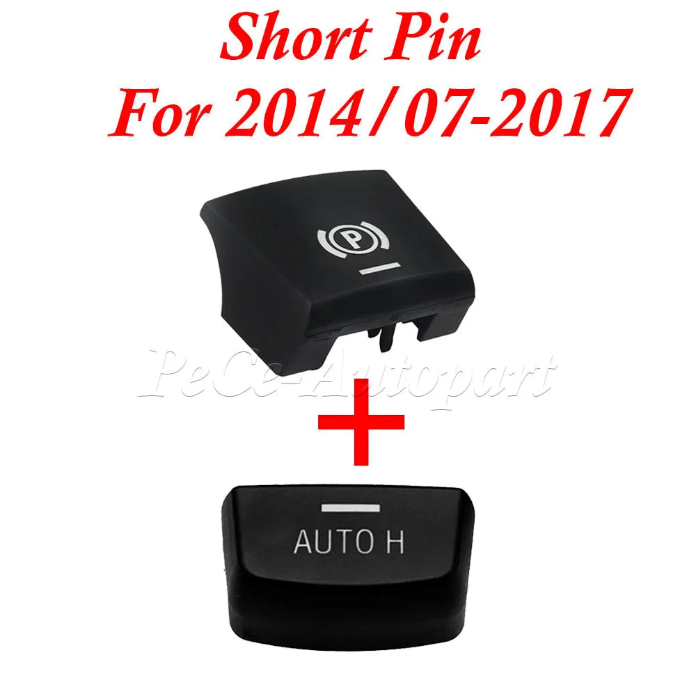 Νέα για BMW 5 7 F01 F02 F07 F10 F11 F18 F30 520 523 730 2009-2017 Διακόπτης μπουτόν P με χειροαναβατόρο με φρένο στάθμευσης, κάλυμμα 61312822518