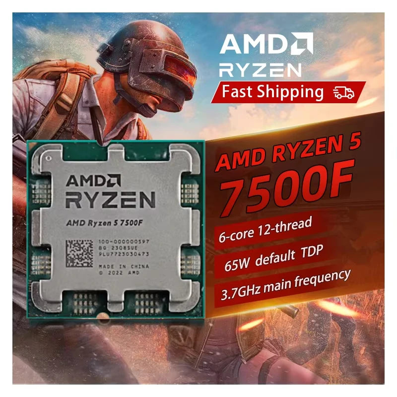 AMD Ryzen 5 7500F asztali processzor