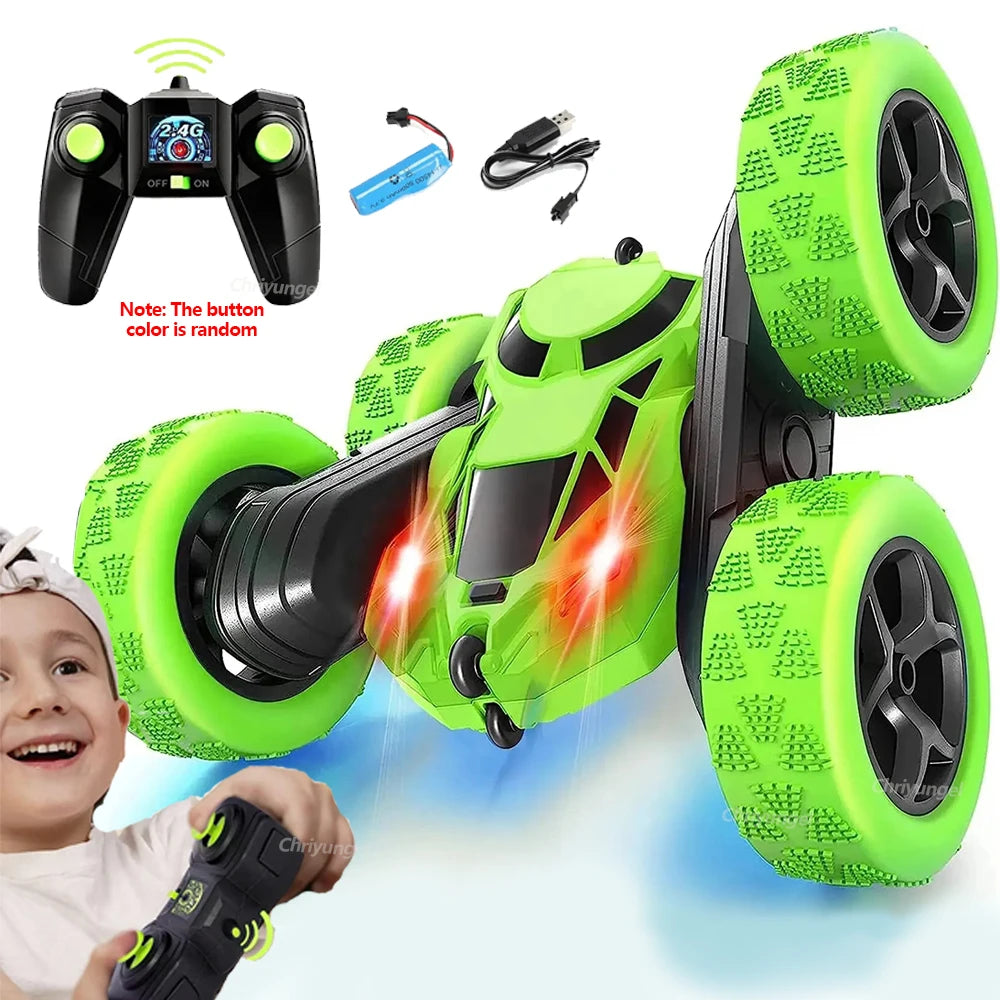 RC Stunt Car Children Double Sided Flip 2.4G Remote Control 360 Deree Rotation Off Road Drift RC Car Gifts For Kids Adults Boys 