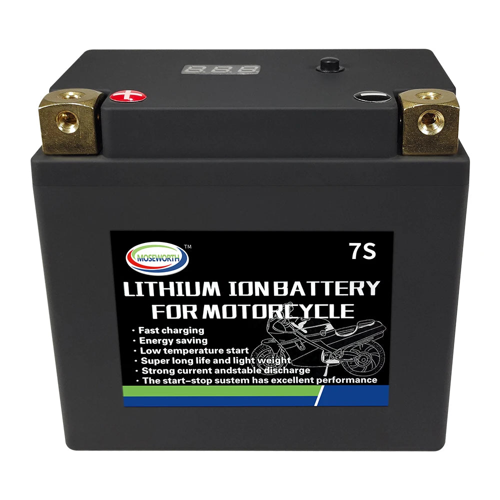 Motorcycle Battery 12V LiFePO4 Lithium Ion 4L-BS 160CCA Size-113x70x89mm Built-in BMS Board Lithium Phosphate Ion Battery