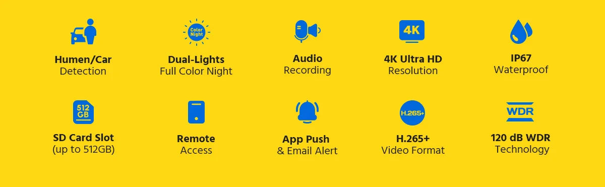 ANNKE 4K 8CH PoE Security Camera System with Audio Recording