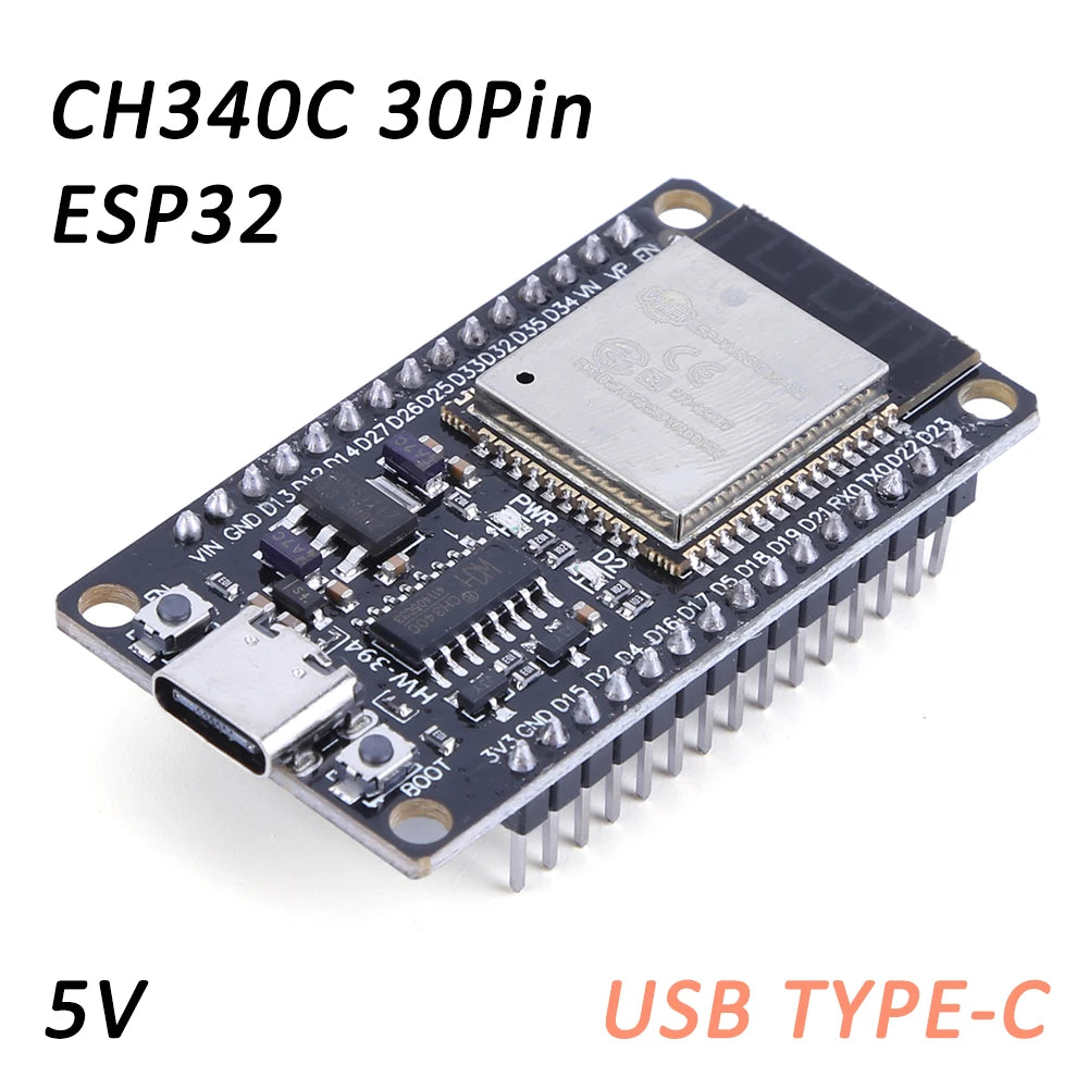 ESP32-WROOM-32S USB-C Entwicklungsboard