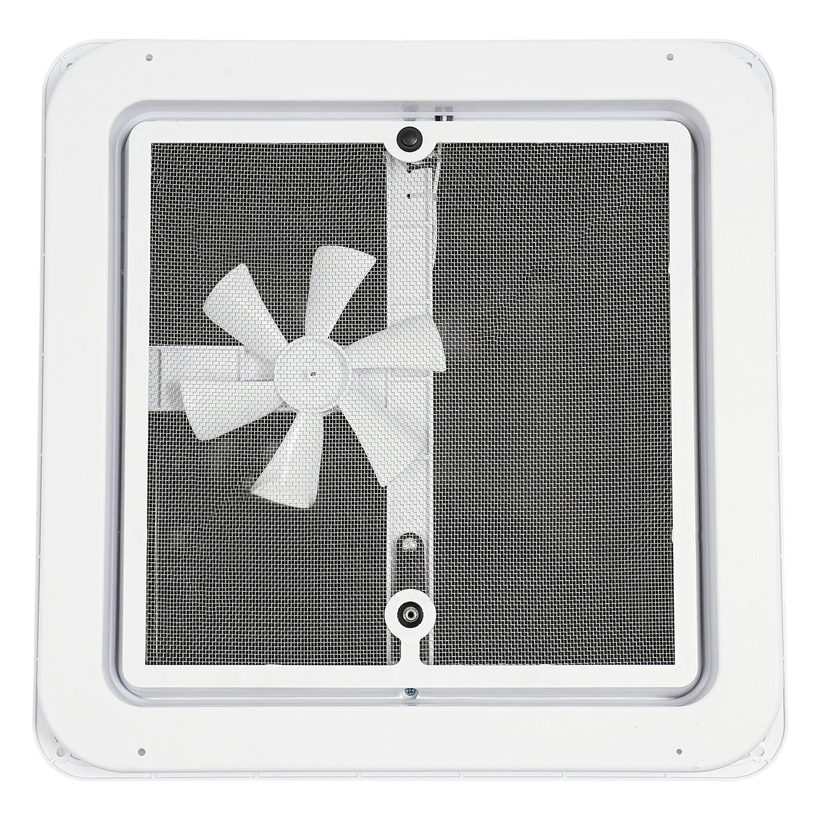 420x420mm RV Roof Vent Skylight Square Caravan Roof Vent Push-pull Window Camper Motorhome Ventilation Exhaust Fan w/ Insect Net