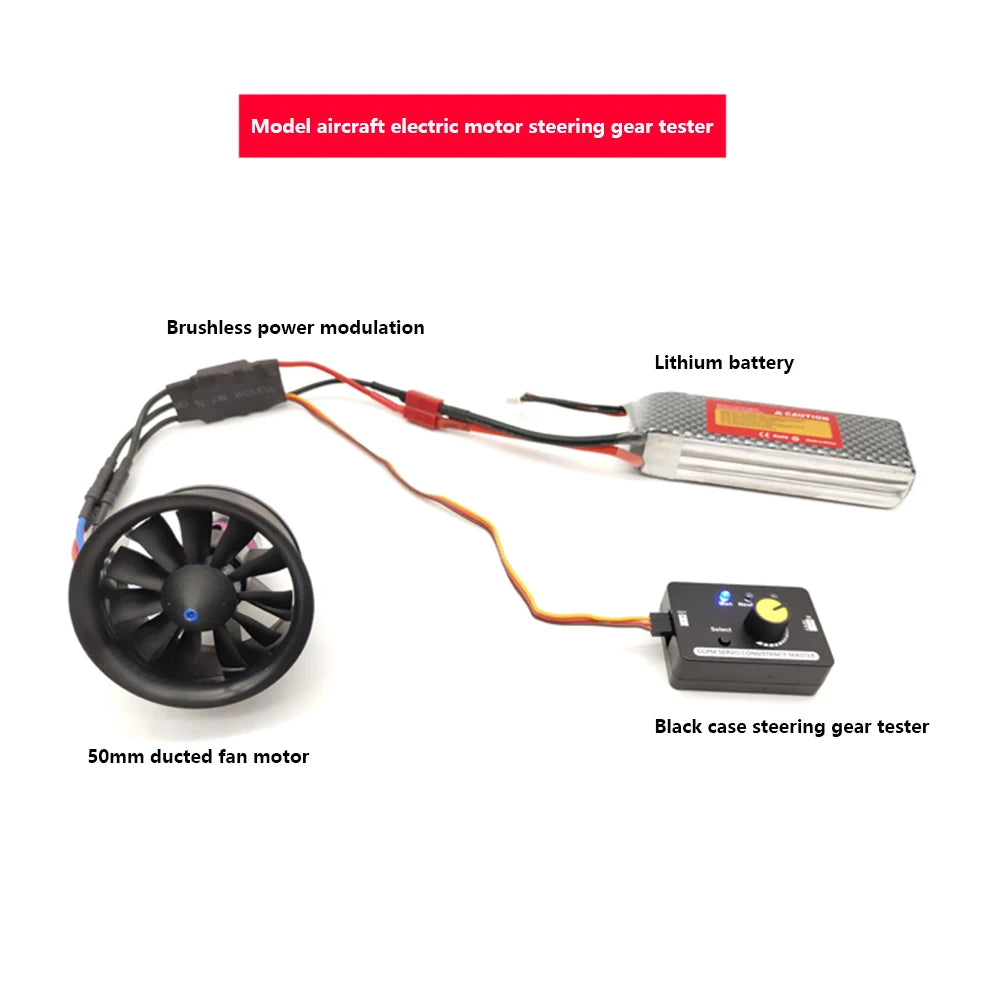 Tester per servo RC e ESC