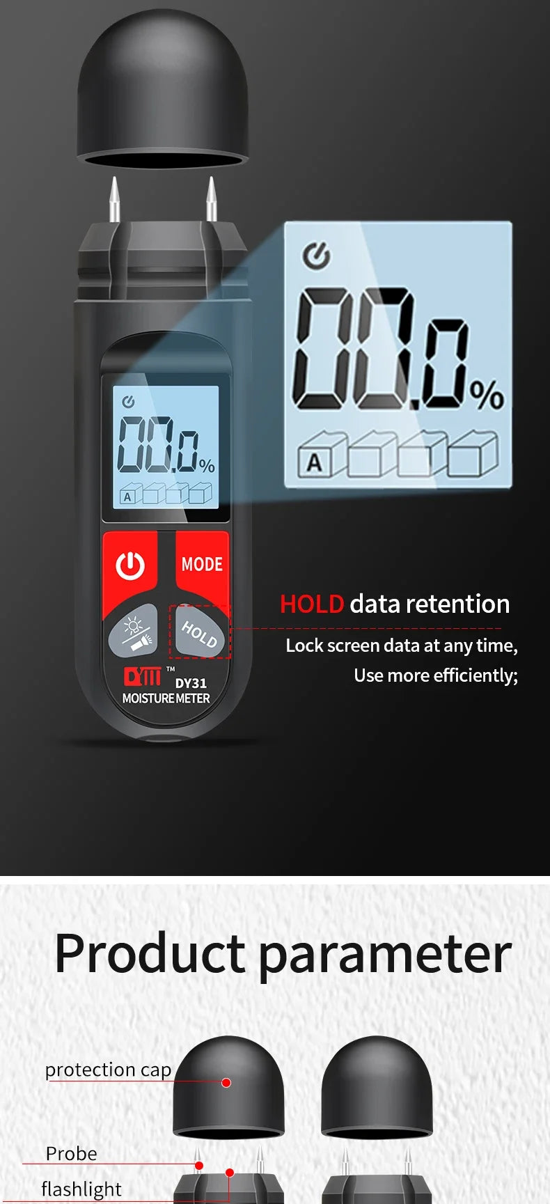 DY38 digitale geluidsniveaumeter