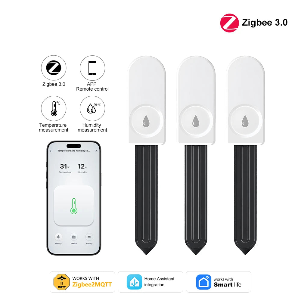 Zigbee Soil Moisture Sensor for Zigbee2MQTT