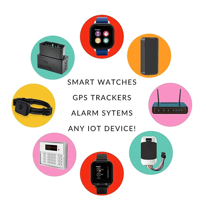 4G Sim Card Global Roaming Smart M2M IoT Card For GPS Tracker 360MB Data 1 Year SIM Card For Operator