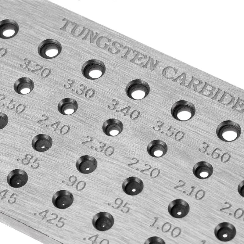 Round Wire Drawplate - Aperture Range Options