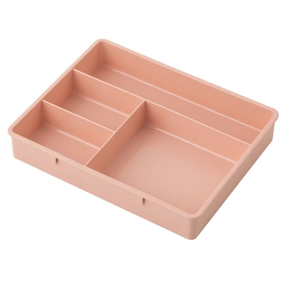 Four-Grid Drawer Organiser, 20 × 15.5 × 3 cm, PP Tray