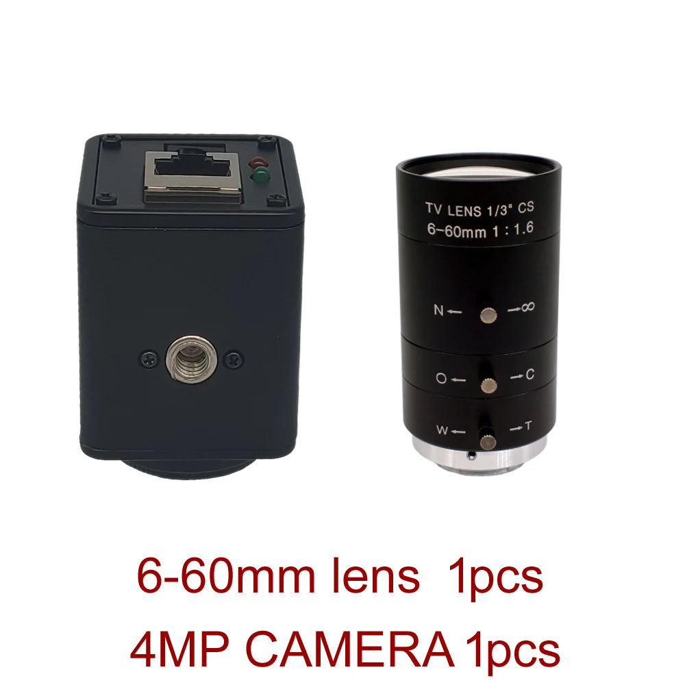 4MP Indoor Wired IP Camera with Motion Detection
