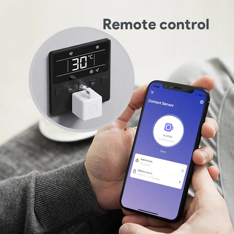 Zigbee Bluetooth Έξυπνο Αφαιρετικό Απτικό Φονμπετ Plus Κουμπί Πιεστή