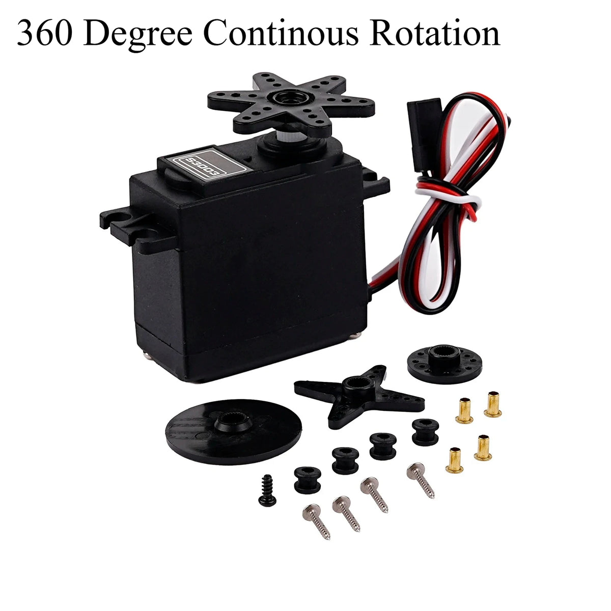S3003 RC Servo Motor, 4.8–6 V, Rotation Options