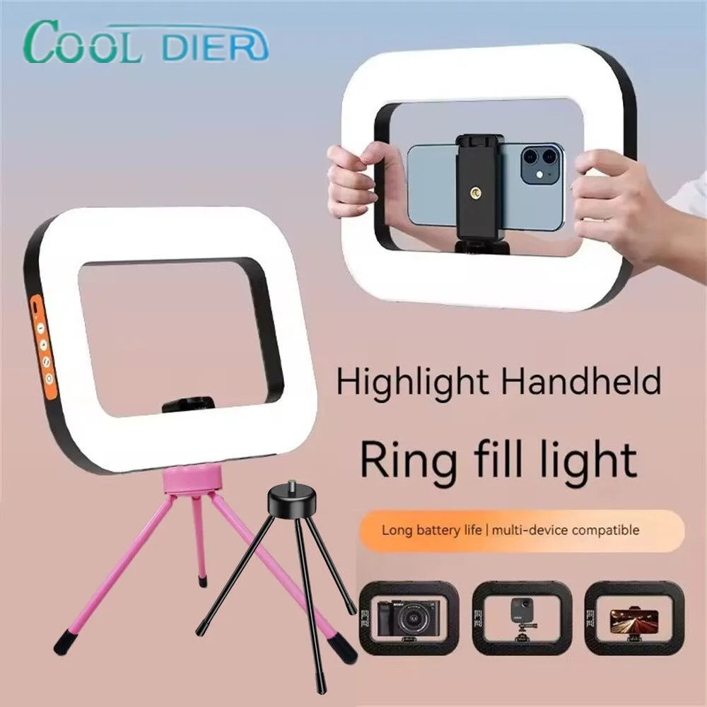 Rechargeable Video Fill Light - Tripod Options