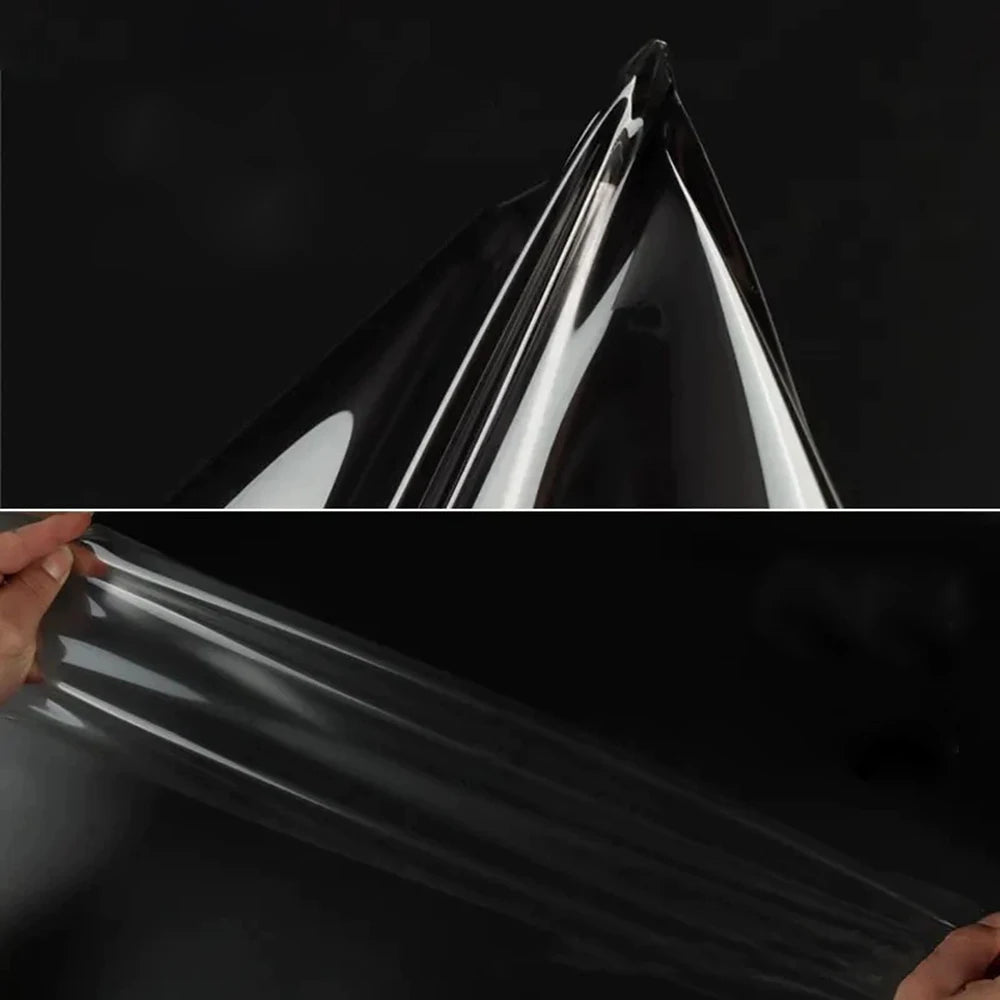 Car Headlight Protective Film For Toyota Camry XV80 XV70 2018-2026 Smoke Black Pre Cut Anti-Scratch High-Gloss Vinyl Wrap Film