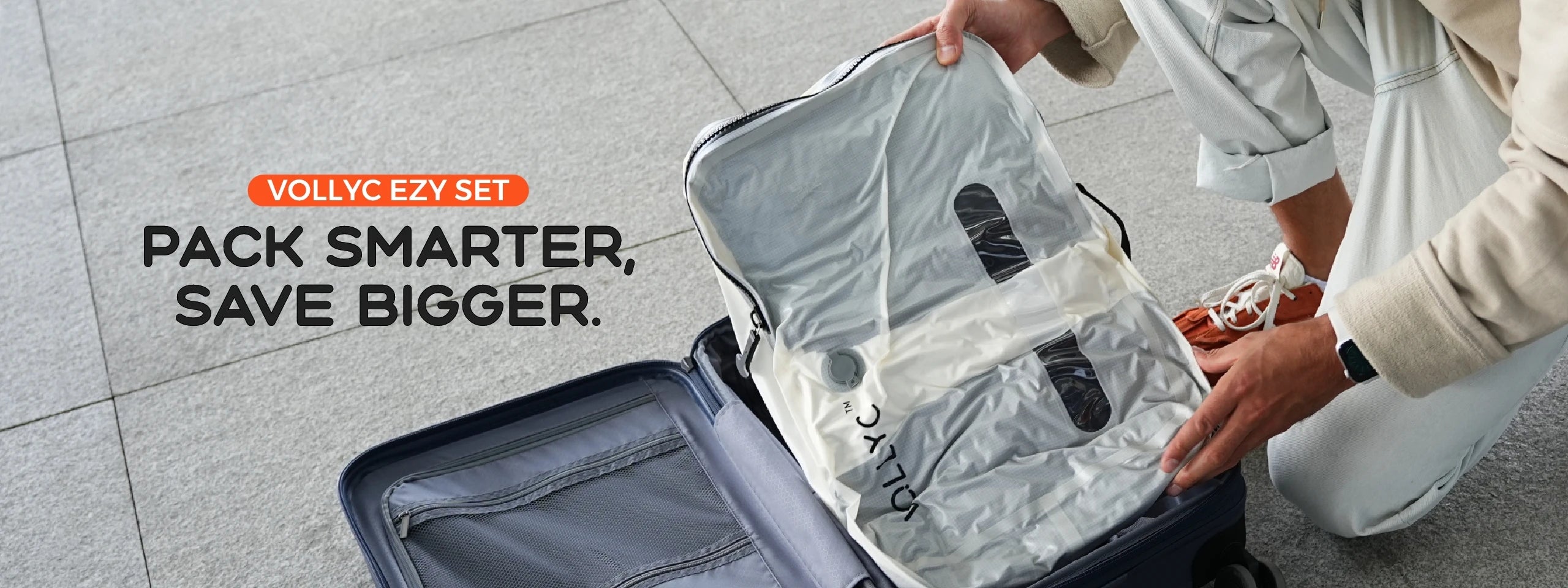 Vacuum Compression Travel Bag 25L – Reusable Packing Storage with 85% Space Saving