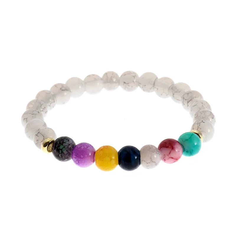 7 Chakra Healing Crystal Bracelet - Enhances Balance & Energy - Perfect for Yoga, Meditation, and Daily Wear - Ideal Gift for We 