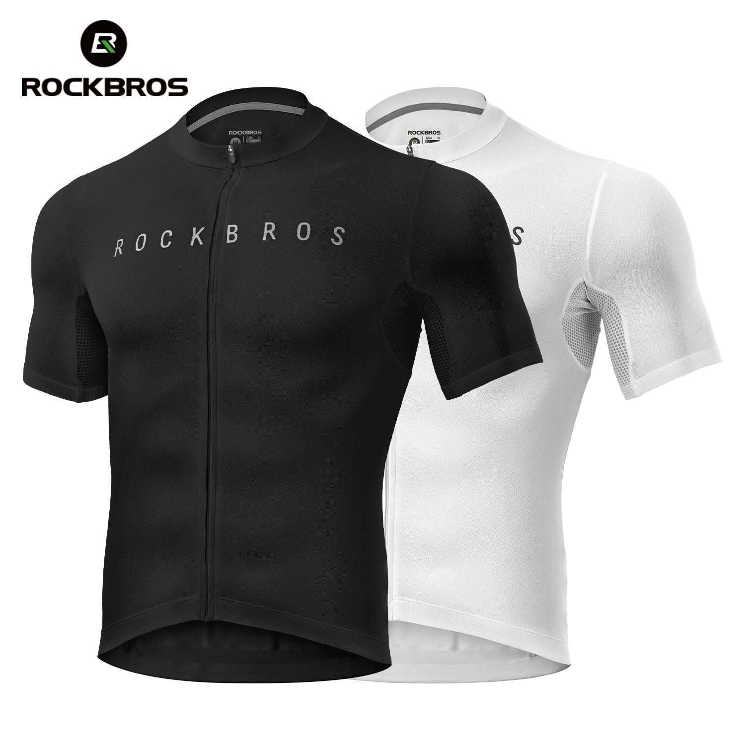 Breathable Quick-Dry Cycling Jersey Sleeveless Full-Zip Sport Shirt