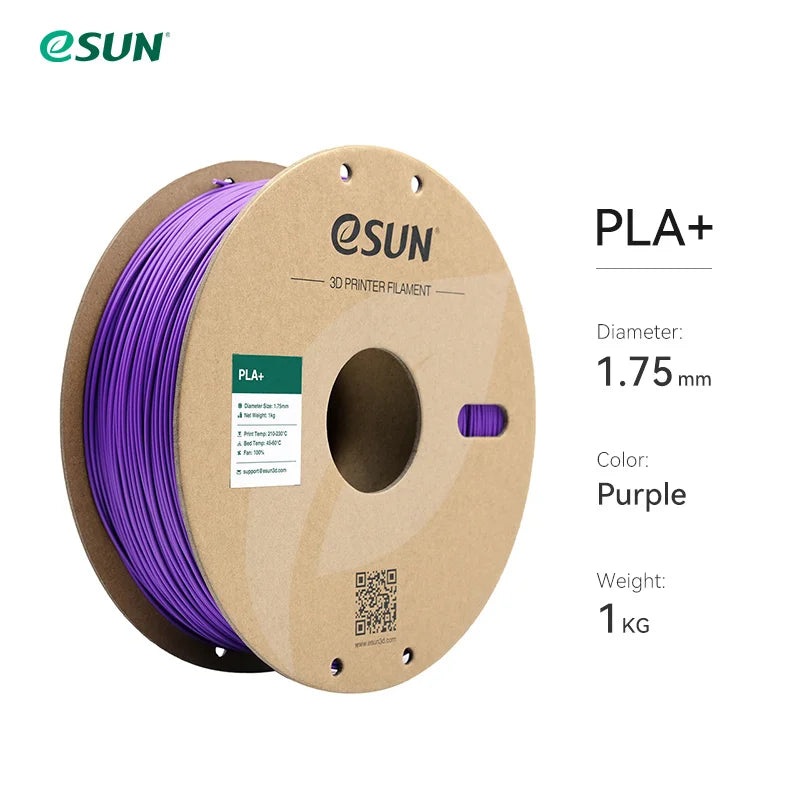 Filamento PLA+ para impressora 3D, 1.75 mm, bobina de 1 kg