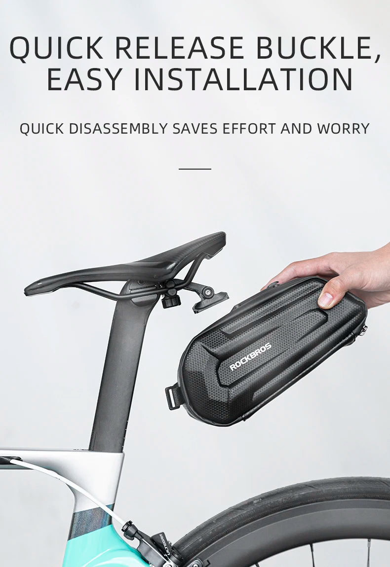 1.7L Waterproof Bicycle Rear Seat Bag