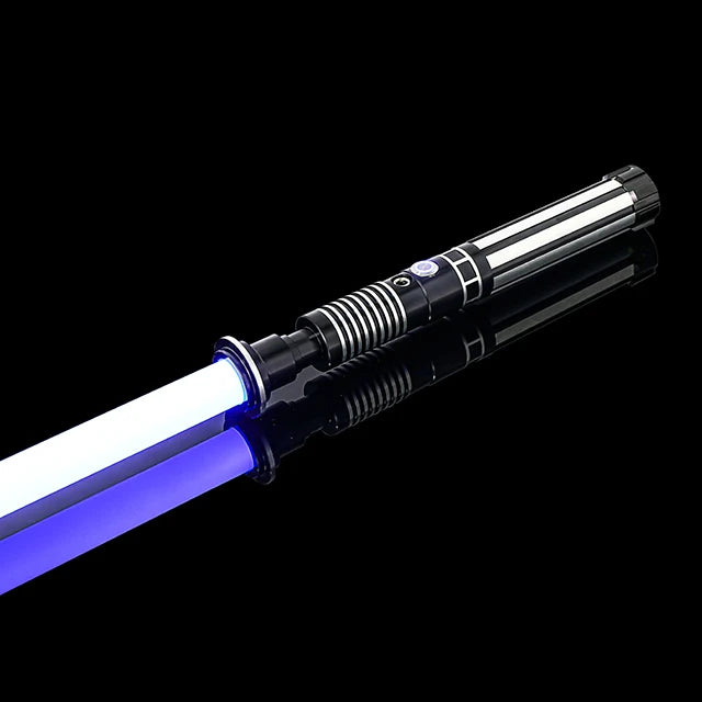 Sabre laser en métal RGB rechargeable avec effets sonores