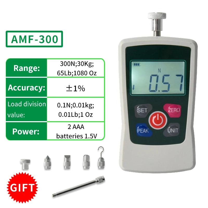 Digital Push-Pull Force Gauge - Load Options