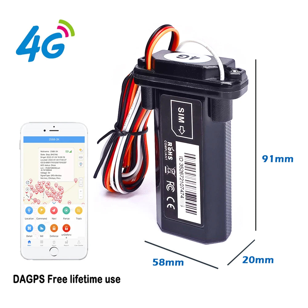 4G ST-901 Uređaj za praćenje automobila GPS vodootporan s isključivanjem baterije radi u cijelom svijetu Australija SAD Novi Zeland Brazil Meksiko