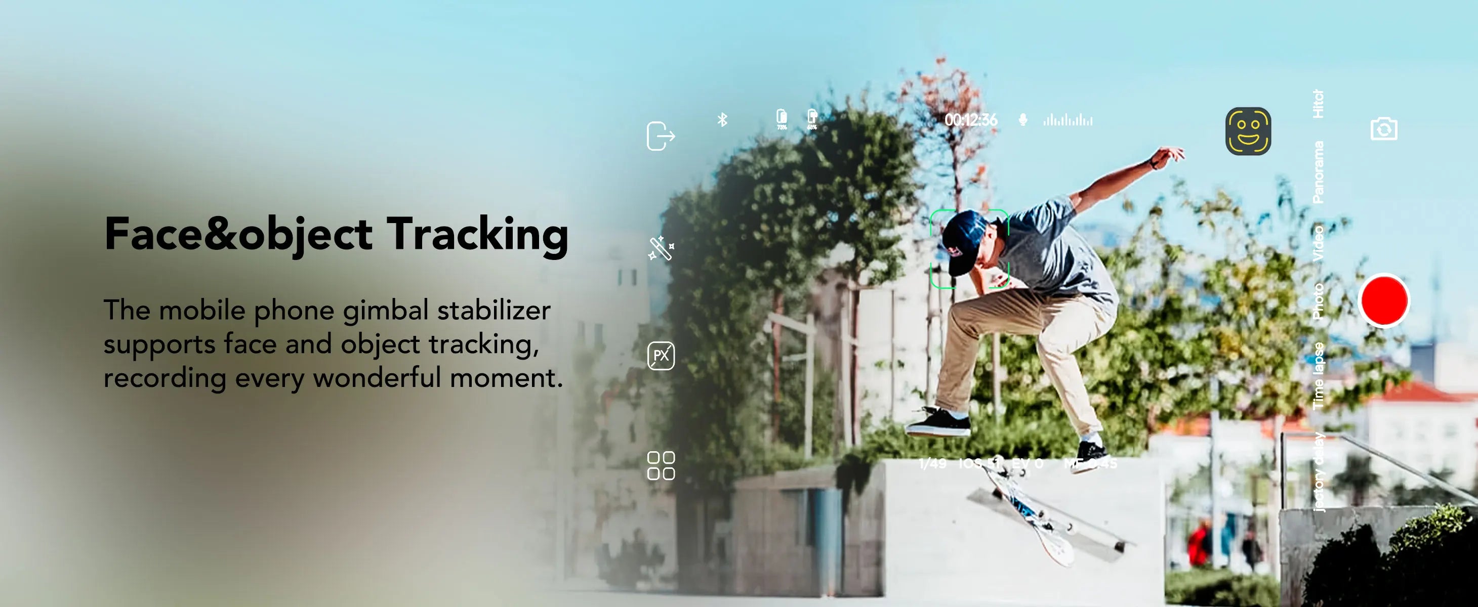 AOCHUAN Smart X2 chytrý smartphone 3osý stabilizátor gimbalu