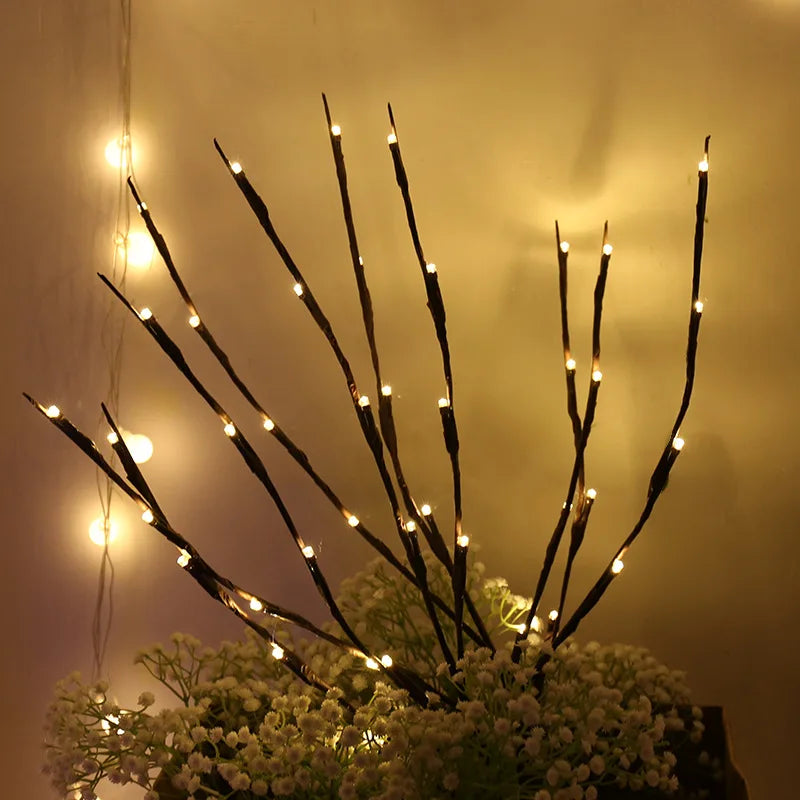 20-LED Decorative Branch Light, Battery Powered